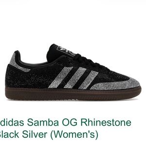 Adidas Samba OG Black and Silver Sneakers